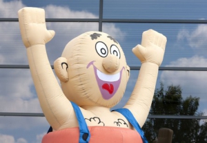 Afbeelding van Abraham in biervat. - Partydolls