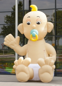 Afbeelding opblaasbare baby